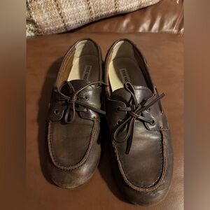 Steve Madden Women’s Sag Brown Leather Loafers